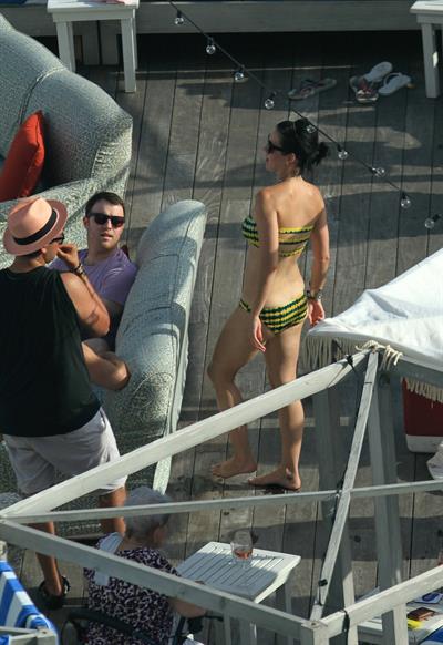 Katy Perry - In a bikini at a hotel pool in Miami July 27, 2012