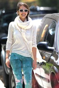 Jessica Alba a park in Beverly Hills 12-5-2012