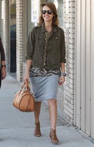 Jessica Alba at Bel Bambini in West Hollywood January 19, 2011 