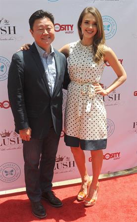 Jessica Alba at the Plush Event Premier Luxury Baby and Toddler show in Los Angeles 2012