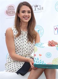 Jessica Alba at the Plush Event Premier Luxury Baby and Toddler show in Los Angeles 2012