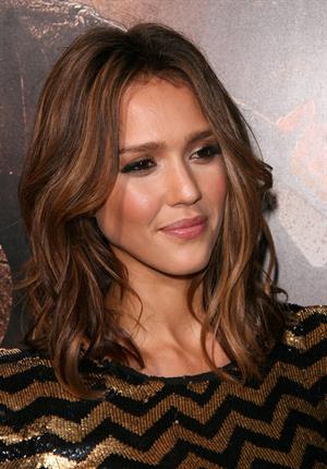 Jessica Alba at the Machete premiere in Los Angeles on Aug 25, 2010 