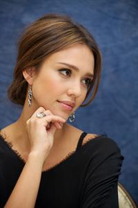 Jessica Alba Machete press conference portraits in Beverly Hills on August 27, 2010
