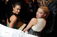 Jessica Alba Michael Kors Fall 2012 fashion show in New York on February 15, 2012 