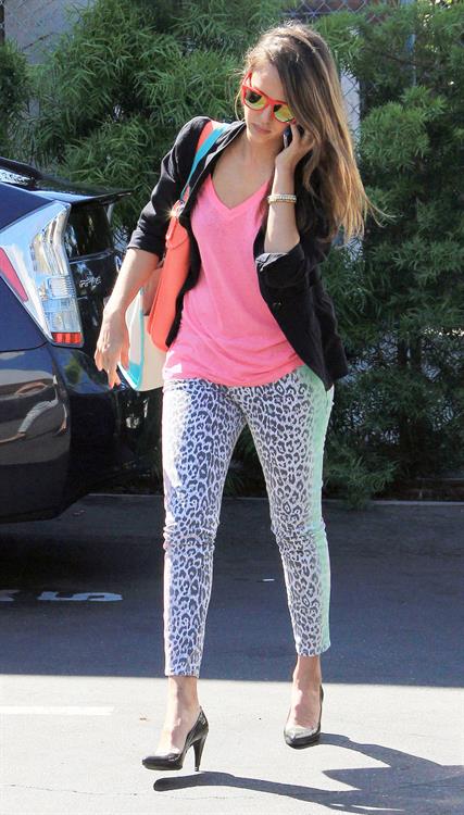 Jessica Alba out and about in Santa Monica June 26, 2012 