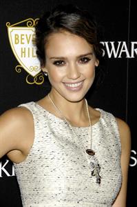 Jessica Alba Swarovski Elements holiday lighting ceremony November 21, 2011 