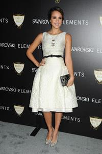 Jessica Alba Swarovski Elements holiday lighting ceremony November 21, 2011 