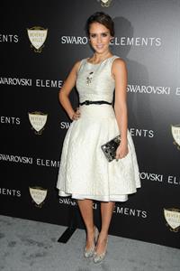Jessica Alba Swarovski Elements holiday lighting ceremony November 21, 2011 
