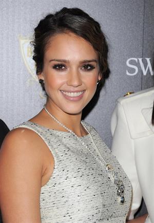 Jessica Alba Swarovski Elements holiday lighting ceremony November 21, 2011 