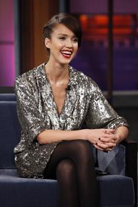 Jessica Alba on the Jay Leno Show February 1, 2010 