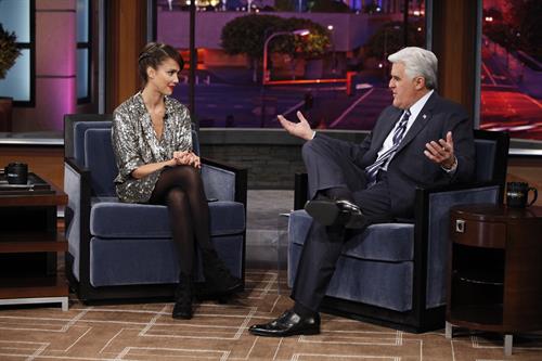 Jessica Alba on the Jay Leno Show February 1, 2010 