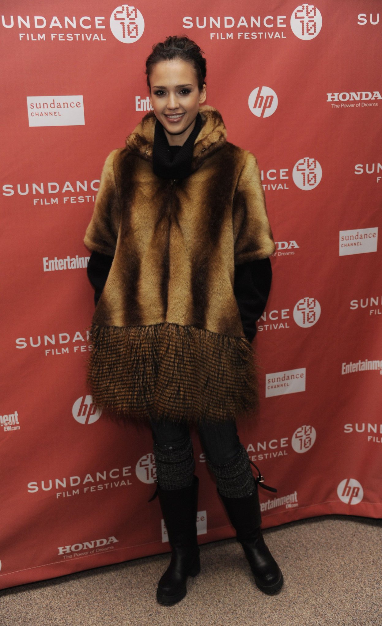 Jessica Alba at The Killer Inside Me premiere on January 24, 2010