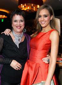 Jessica Alba Cocktails and Conversation at Soho house on February 21, 2012