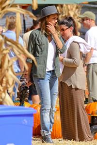 Jessica Alba – at Mr Bones Pumpkin Patch 10/12/13  