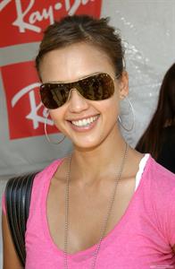 Jessica Alba - Target A Time for Heroes in LA 6/13/04 to Benefit the Elizabeth Glaser Pediatric AIDS Foundation carnival 