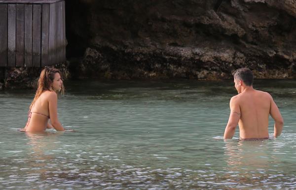 Jessica Alba bikini candids in St. Barts 4/5/13 