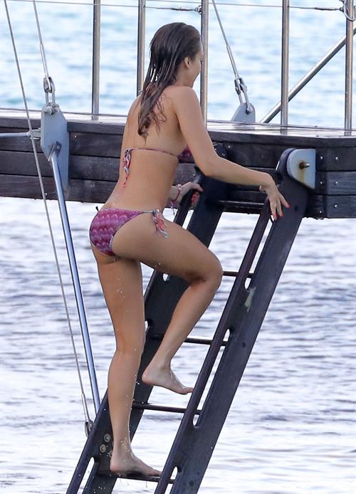 Jessica Alba bikini candids in St. Barts 4/5/13 