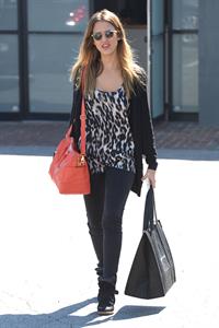 Jessica Alba running errands in West Hollywood 2/25/13 