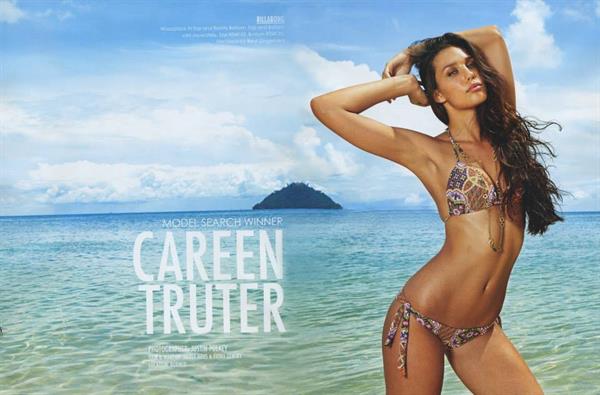 Careen Truter in a bikini