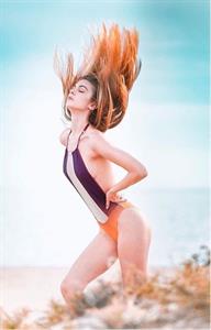 Carmella Rose in a bikini