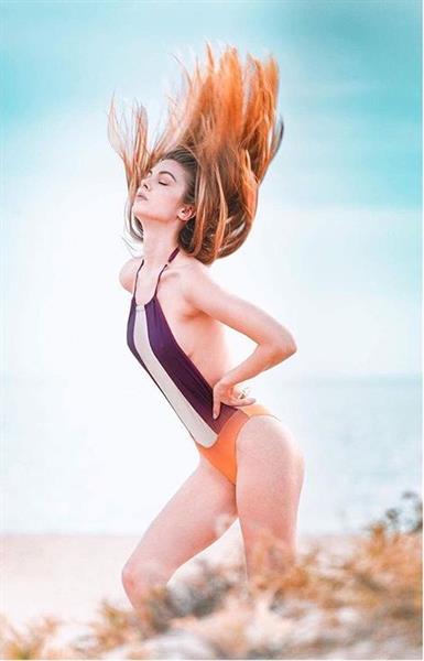 Carmella Rose in a bikini