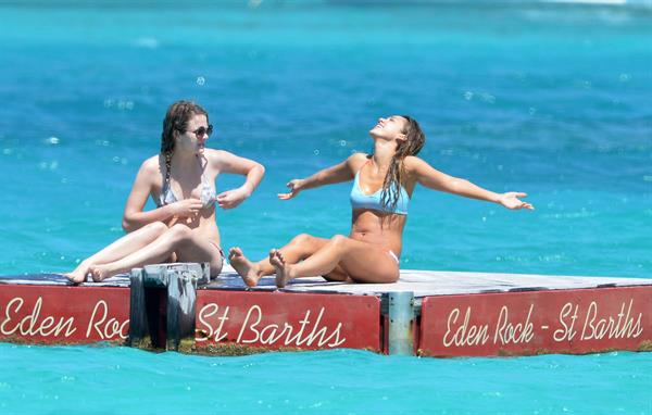 Jessica Alba  bikini candids in St. Barts 4/4/13 