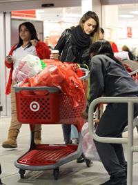 Jessica Alba Christmas shopping at Target in LA 12/20/12 