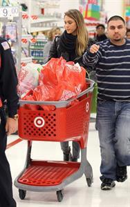 Jessica Alba Christmas shopping at Target in LA 12/20/12 