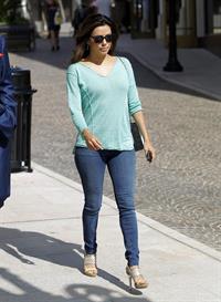 Eva Longoria Goes shoe shopping in Beverly Hills (May 23, 2013) 