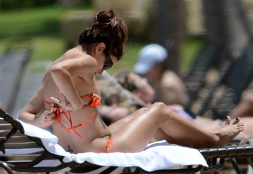 Eva Longoria at the beach in Puerto Rico - April 6, 2013