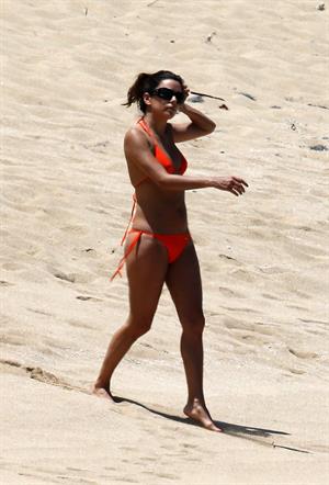 Eva Longoria at the beach in Puerto Rico - April 6, 2013
