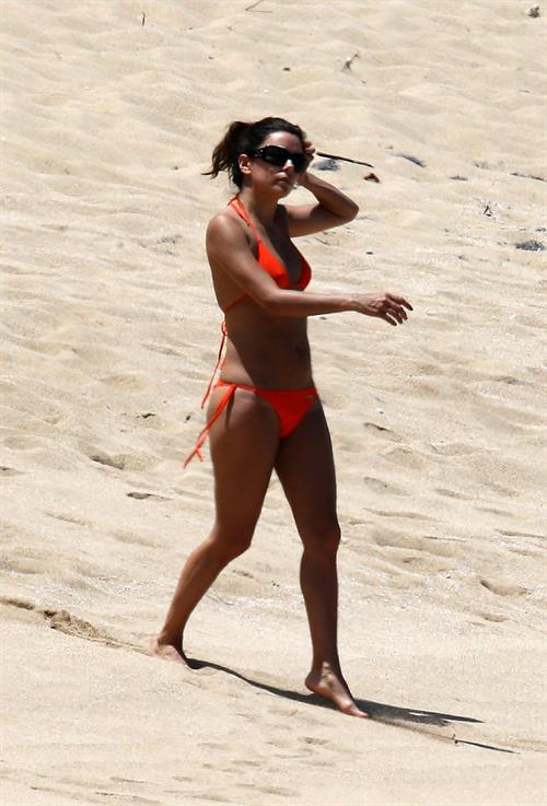 Eva Longoria at the beach in Puerto Rico - April 6, 2013