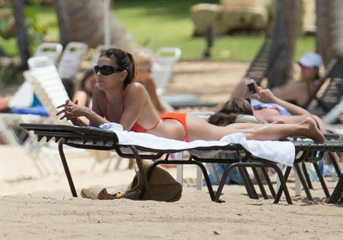 Eva Longoria at the beach in Puerto Rico - April 6, 2013