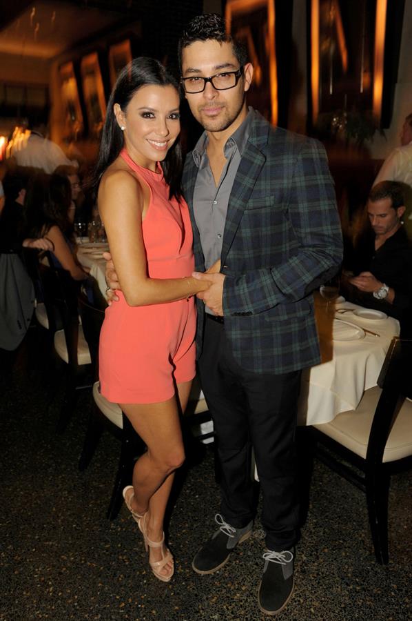 Eva Longoria Sakara Beach Club Private Dinner at Quattro in Miami Beach 29.12.12 