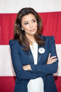 Eva Longoria Participates in Early Vote Canvass Kickoff in Florida - October 27, 2012