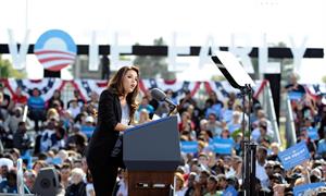 Eva Longoria Obama Campaigns In Nevada in Las Vegas - November 1, 2012