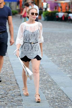 Kylie Minogue out and about in Portofino 26.07.13 