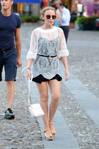 Kylie Minogue out and about in Portofino 26.07.13 