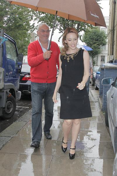 Kylie Minogue  At a music studio in Notting Hill - September 26,2012 