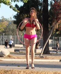 Alicia Arden in a bikini