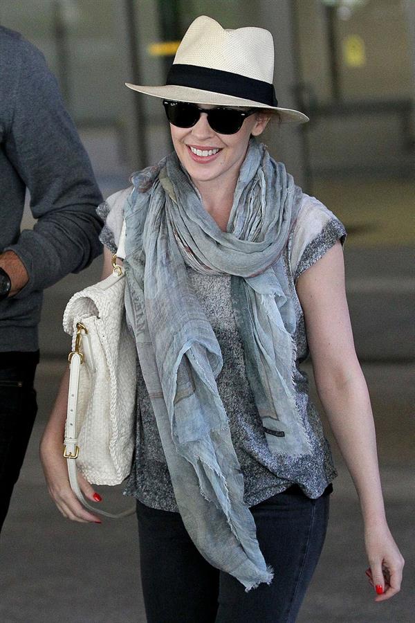 Kylie Minogue - LAX Airport in LA - June 9, 2012