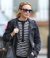Kylie Minogue - Leaving her management company in London - June 6, 2012 