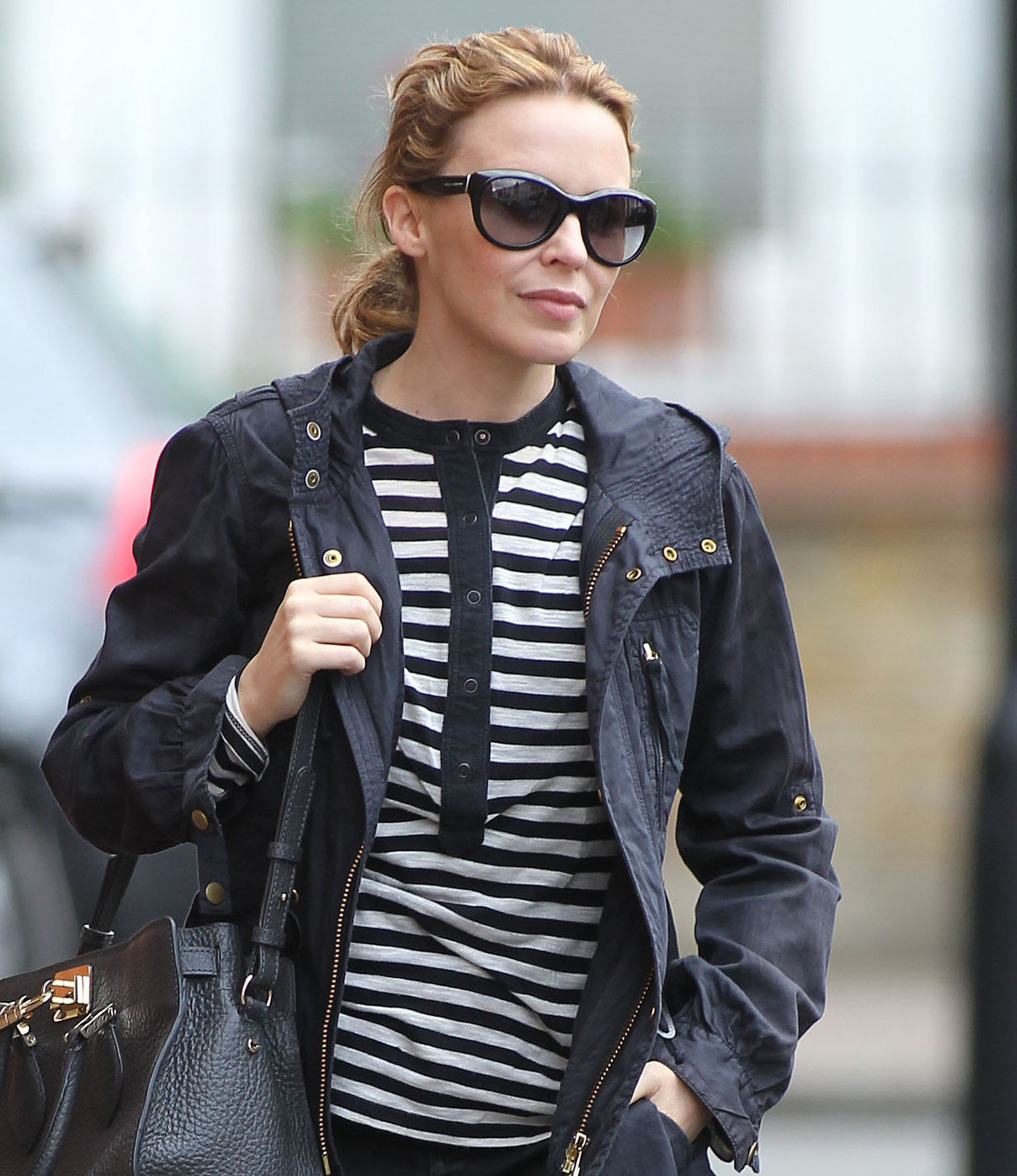 Kylie Minogue - Leaving her management company in London - June 6, 2012 