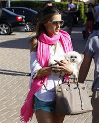 Alessandra Ambrosio at the Country Mart in Malibu on May 28, 2011
