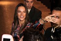 Alessandra Ambrosio fashion week arrival Sao Paulo 21.01.12 