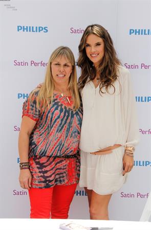 Alessandra Ambrosio Philips Satin Perfect Fashion and Beauty Event March 23, 2012 