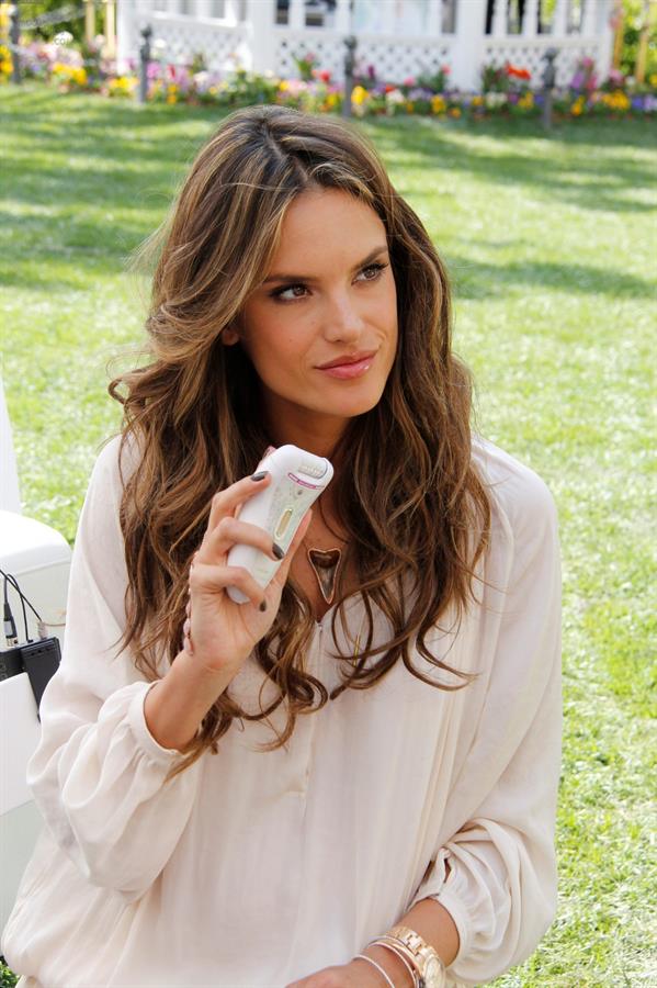 Alessandra Ambrosio Philips Satin Perfect Fashion and Beauty Event March 23, 2012 