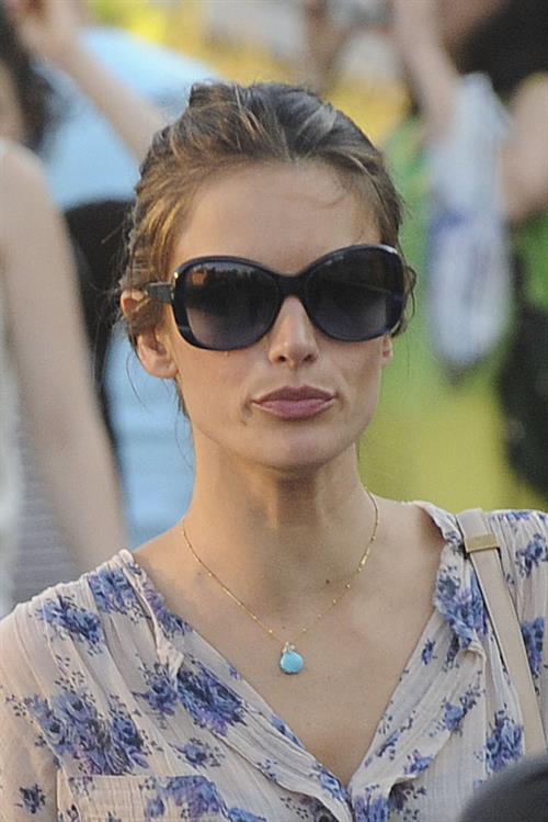 Alessandra Ambrosio New York candids on June 29, 2011 