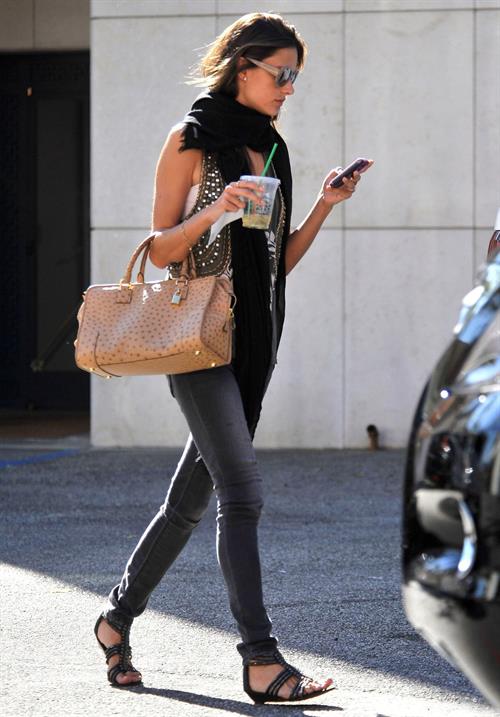 Alessandra Ambrosio out in Brentwood on January 28 