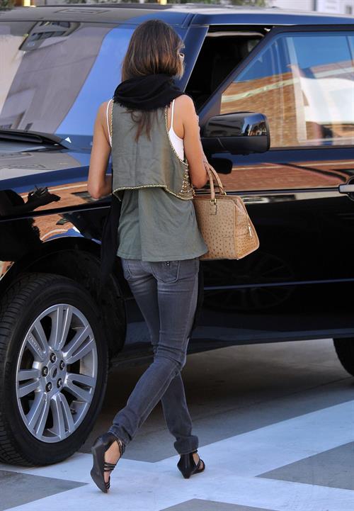 Alessandra Ambrosio out in Brentwood on January 28 